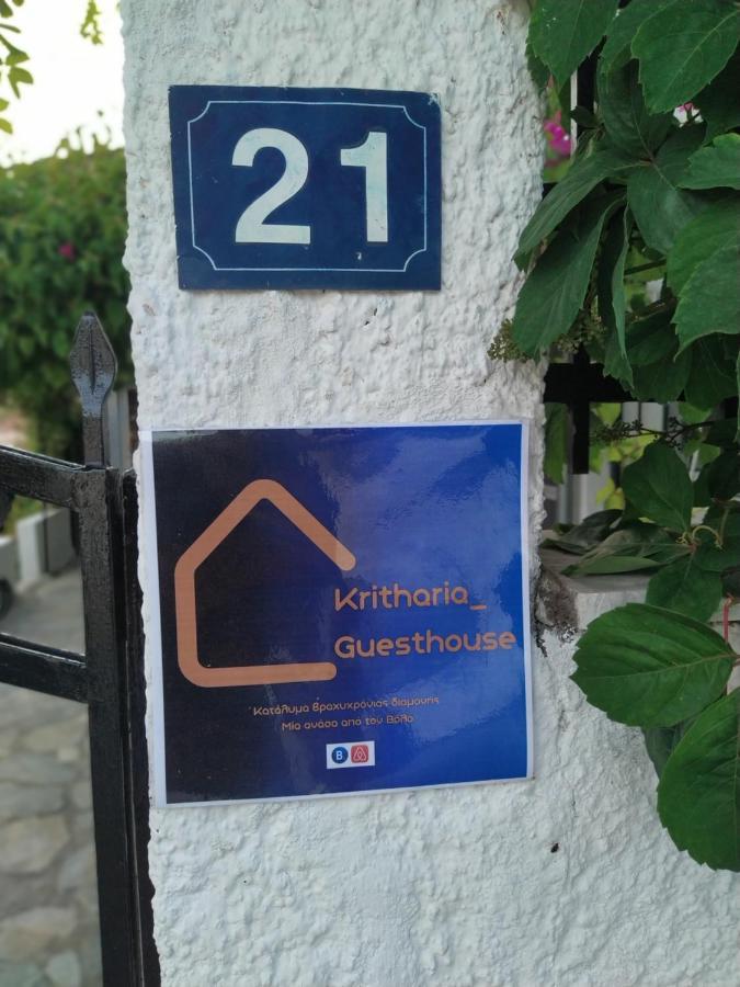 Kritharia Guesthouse Volos ภายนอก รูปภาพ